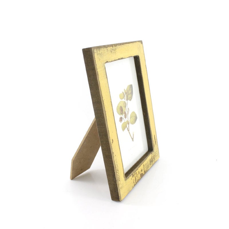 Zhenzan Frames 4x6 Inches Simple Rectangular Desktop Family Picture Photo Frame (Yellow) - Image 3